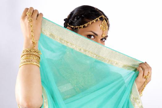 Preview: Indischer Sari "Ruchira"